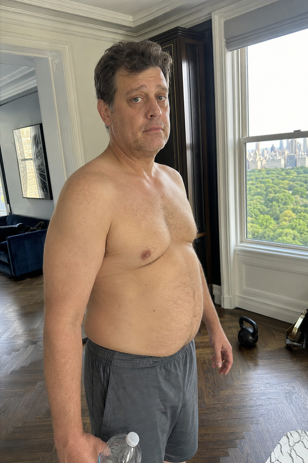 James Mitchell before 12-week personal training transformation program with Penthouse Athletic Club